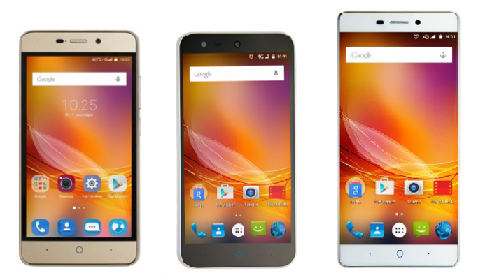 ZTE Blade X3, X5, and X9