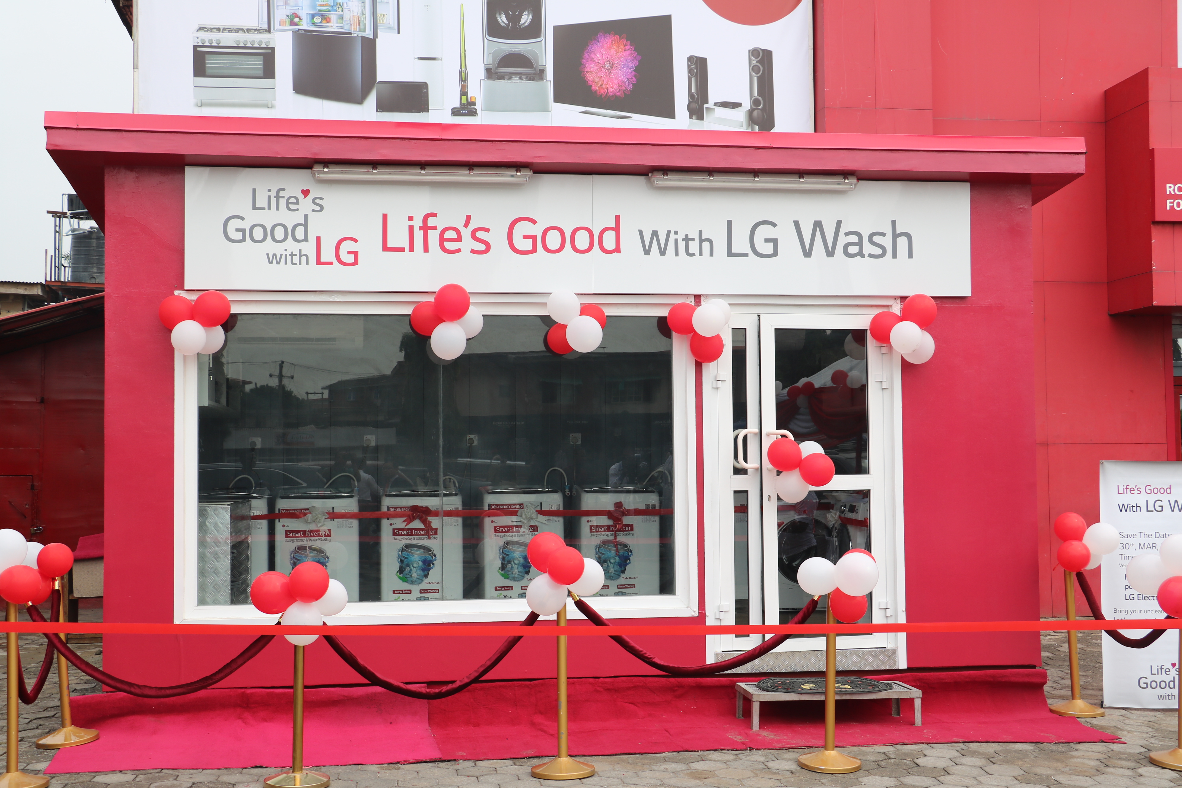 LG Electronics Provides Free Laundry Service To Ogba Community In Lagos