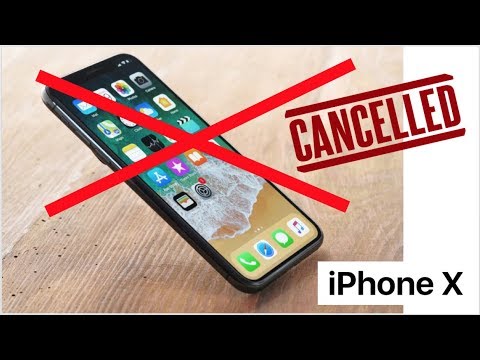iPhone X cancelled