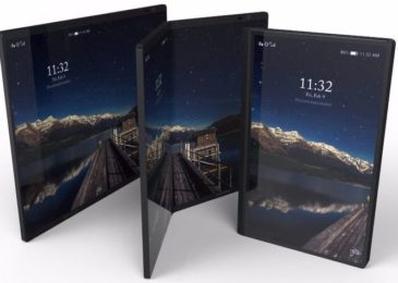 Galaxy F foldable device concept