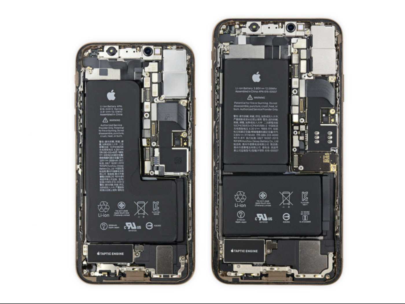 iPhone XS revamped battery