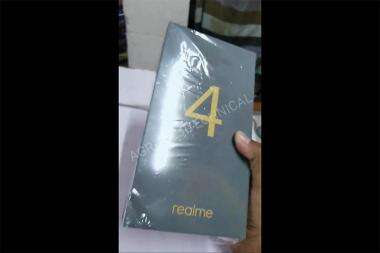 An alleged retail box of the Realme 4 surfaces in new YouTube video