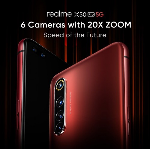 Realme X50 Pro 5G debuts with six cameras, 65W fast charging and more