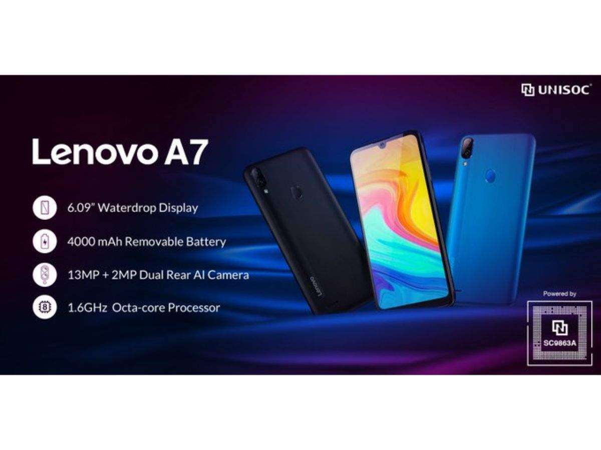 Lenovo introduced budget A7 with 4000mAh battery, Android 9 and more