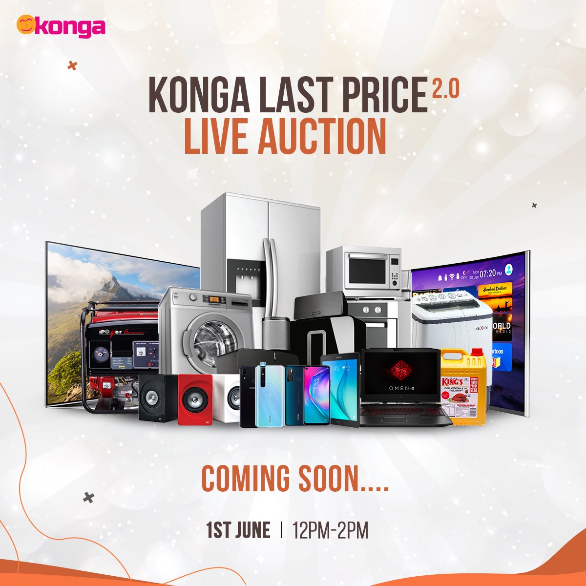 Konga announces date for its second live auction.