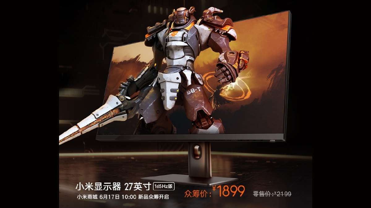Xiaomi’s 27-inch Gaming Monitor is now up for crowdfunding in China.