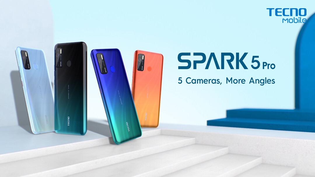 Tecno unveils the Spark 5 Pro in India.