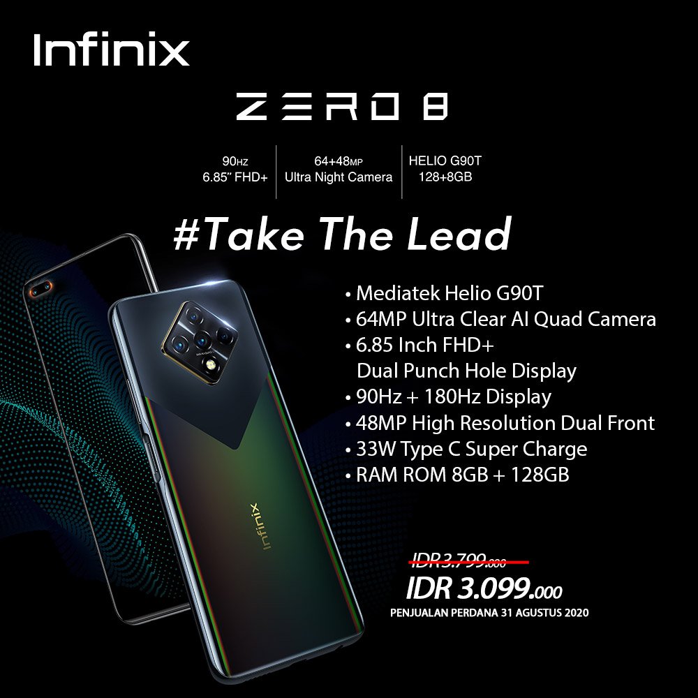 Infinix Launches the Zero 8 smartphone in Indonesia