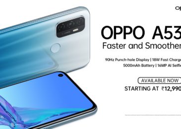 OPPO launches the OPPO A53 budget smartphone in India.