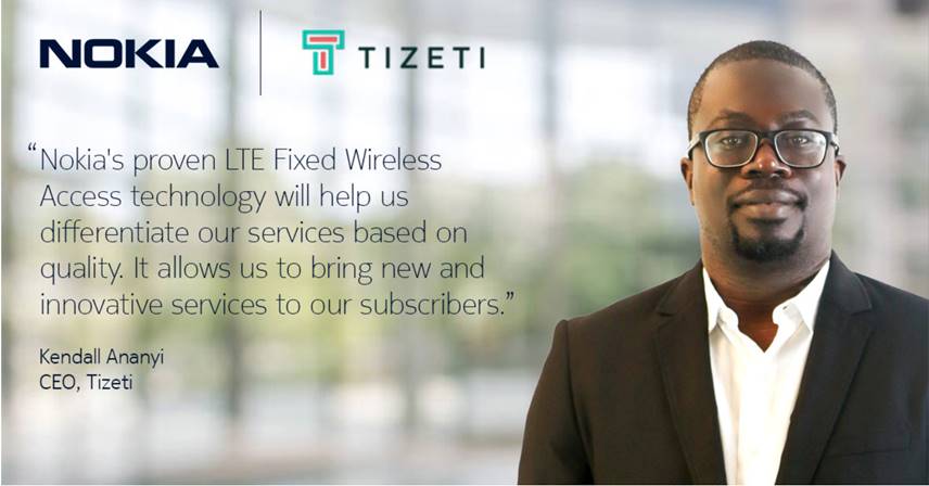 Nokia Joins Forces with Tizeti to Widen the Range of Its LTE Network in Nigeria