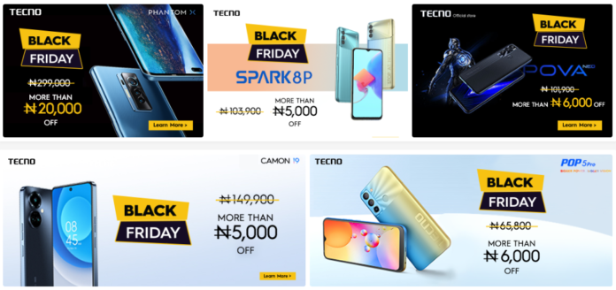 Tecno Black Friday Deals 2023