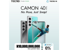 Buy Tecno Camon 40 Now, Pay Later with 0% Interest