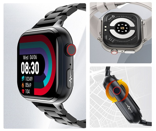 Novamos N1: Smartwatch with ECG Monitoring and Blood Glucose Tracking 2 Novamos N1 Smartwatch