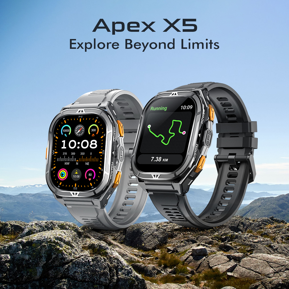 Rogbid Apex X5 GPS Smartwatch: The Ultimate Outdoor Companion with 60-Day Battery Life 1 Rogbid Apex X5