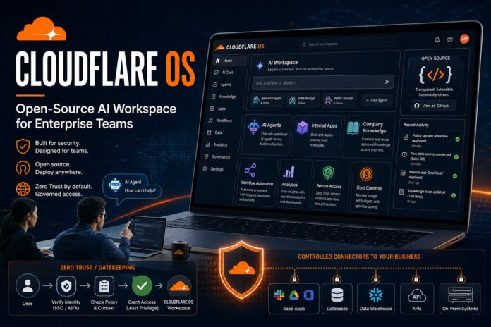 Cloudflare OS: Open-source AI workspace for teams
